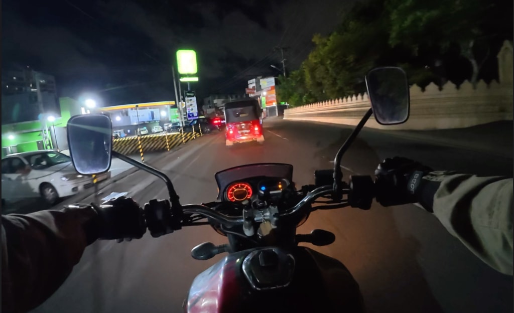 Night Ride Back to Colombo